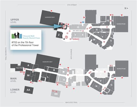 chinook mall directions.